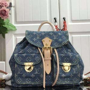 最高級ルイヴィトンスーパーコピー ルイヴィトンバッグコピー 新作 LV リミックス ヴェニス ブルーデニム M44460 モノグラム・デニム ゴールド金具