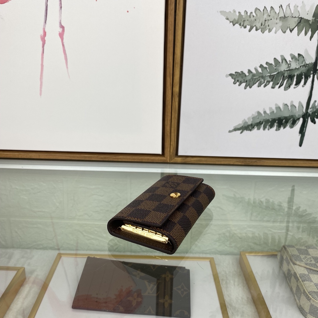 最高級ルイヴィトンスーパーコピー ルイヴィトンキーケースコピー キーケース ミュルティクレ 6 ダミエ N62630 ダミエ・エベヌ キャンバス ゴールド金具 - 画像 (7)