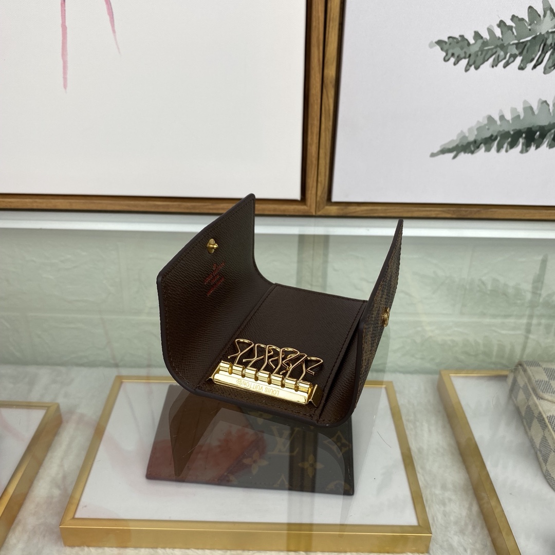 最高級ルイヴィトンスーパーコピー ルイヴィトンキーケースコピー キーケース ミュルティクレ 6 ダミエ N62630 ダミエ・エベヌ キャンバス ゴールド金具 - 画像 (6)