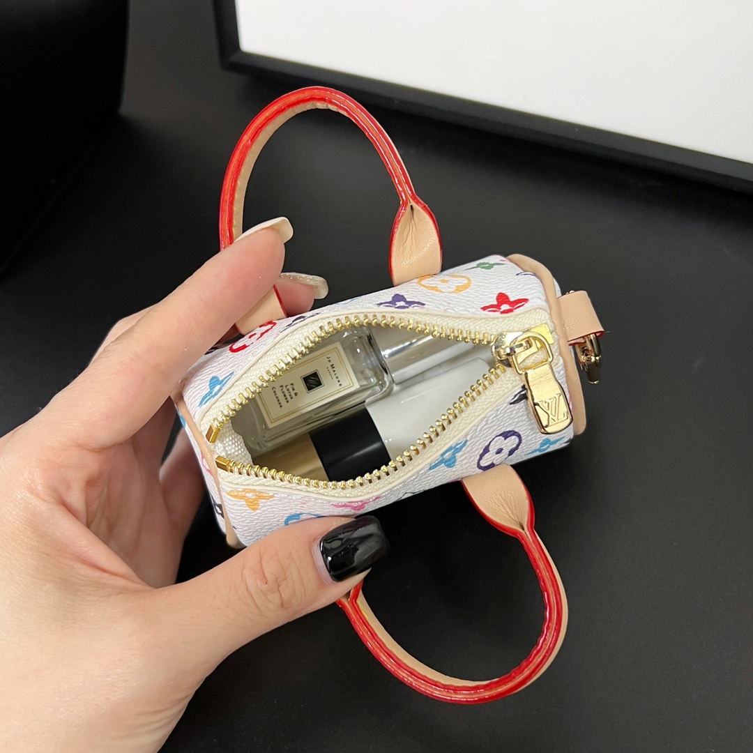 最高級ルイヴィトンスーパーコピー ルイヴィトンキーケースコピー キーホルダー・ミニ キーポル ダミエアズール M01428 ダミエ・アズール キャンバス ゴールド金具 - 画像 (6)