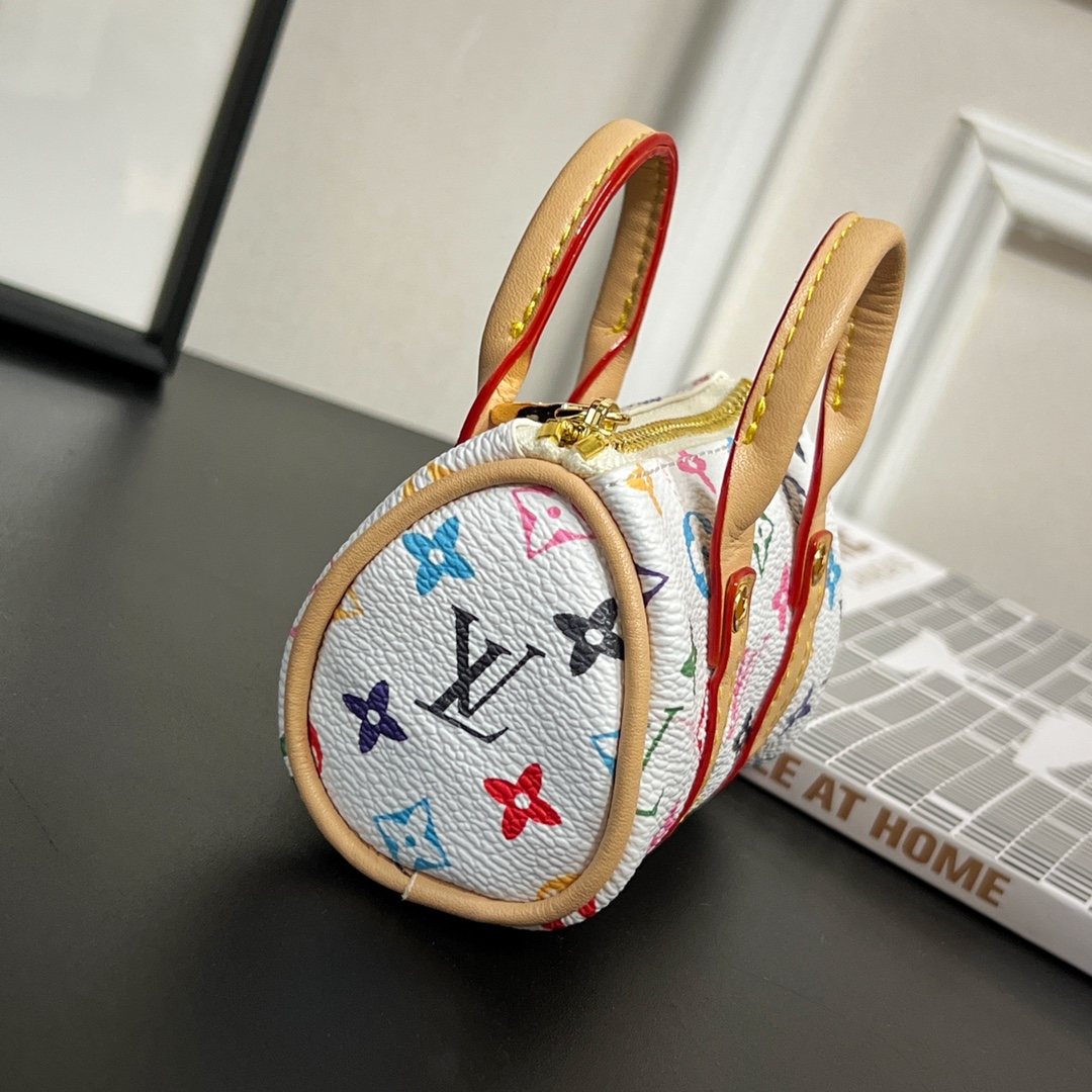 最高級ルイヴィトンスーパーコピー ルイヴィトンキーケースコピー キーホルダー・ミニ キーポル ブロン(ホワイト) M01428 モノグラム・キャンバス ゴールド金具 - 画像 (6)