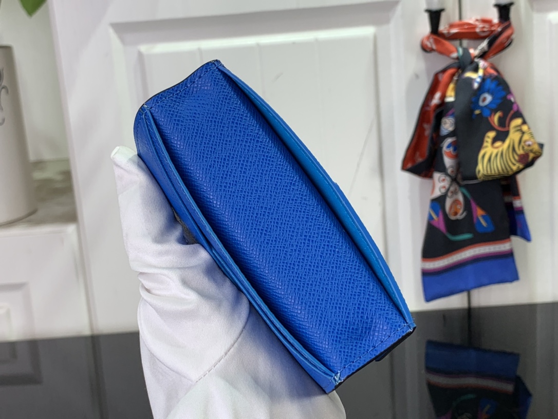 最高級ルイヴィトンスーパーコピー ルイヴィトンカードケースコピー オーガナイザー・ドゥ ポッシュ ブルー M83095 モノグラム・キャンバス - 画像 (4)