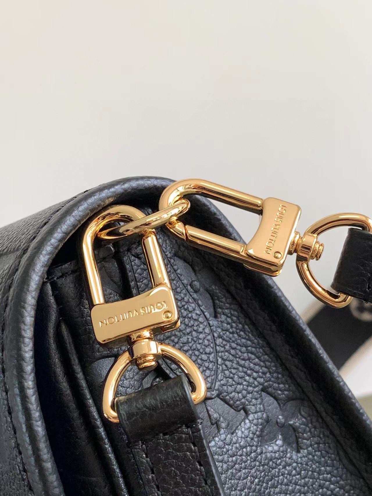 最高級ルイヴィトンスーパーコピー ルイヴィトンバッグコピー Diane ノワール M46386 モノグラム・アンプラント レザー ゴールド金具 - 画像 (5)