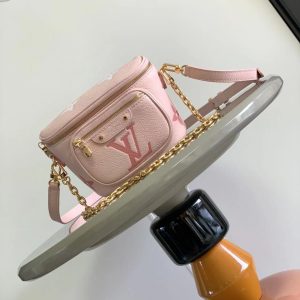 最高級ルイヴィトンスーパーコピー ルイヴィトンバッグコピー 2024年 新作 ブトンドローズ(ピンク系) M82208 モノグラム・アンプラント レザー ゴールド金具