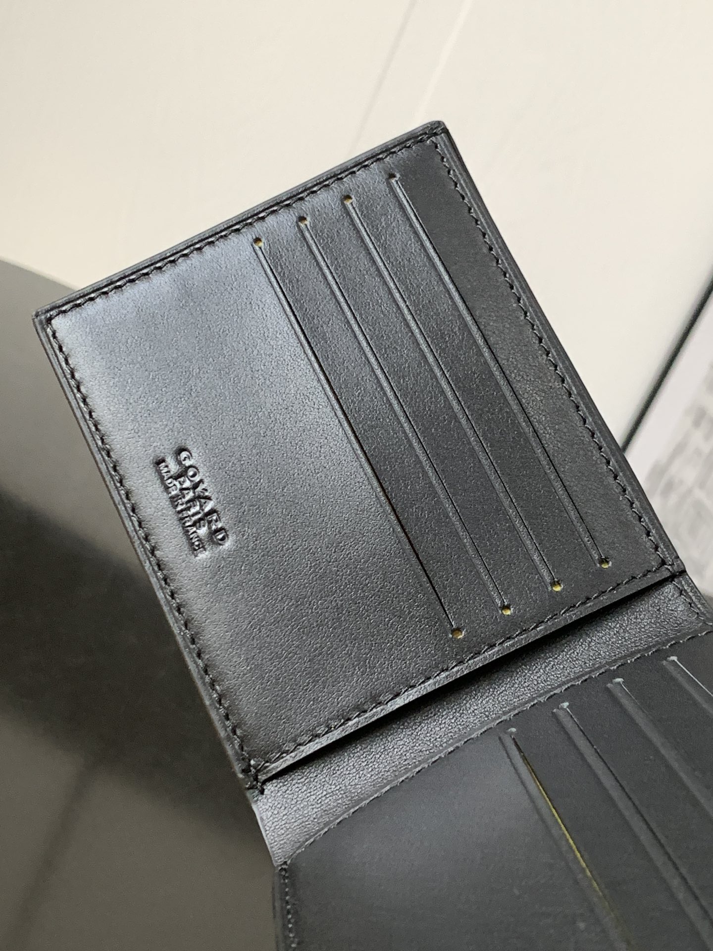 最高級ゴヤールスーパーコピー ゴヤール財布コピー ヴィクトワール ウォレット ブラック VICTO8PMLTY01CL01X レザー - 画像 (5)