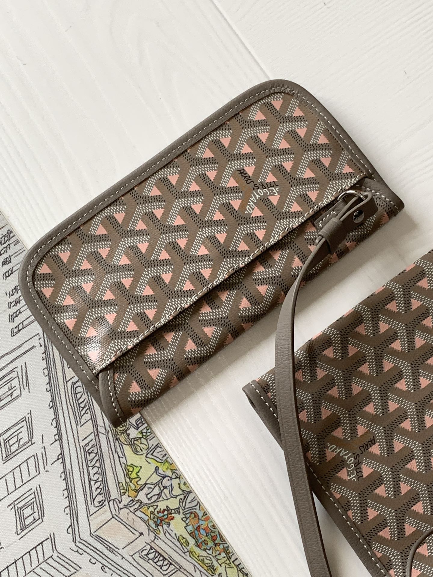 最高級ゴヤールスーパーコピー ゴヤールトートバッグコピー アンジュPM バッグ coral ANJOUSPMLCG20TY20P レザー シルバー金具 - 画像 (6)