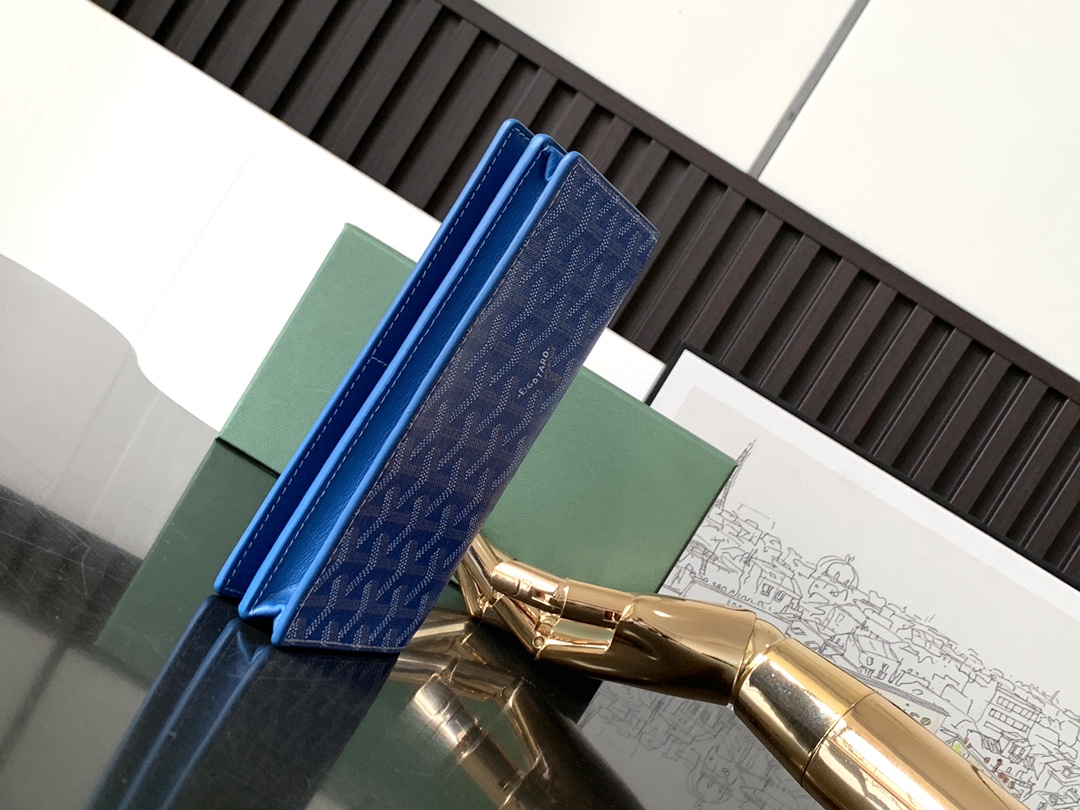 最高級ゴヤールスーパーコピー ゴヤール財布コピー リシュリュー ウォレット スカイブルー RICHE2PMLTY10CL10P レザー - 画像 (6)