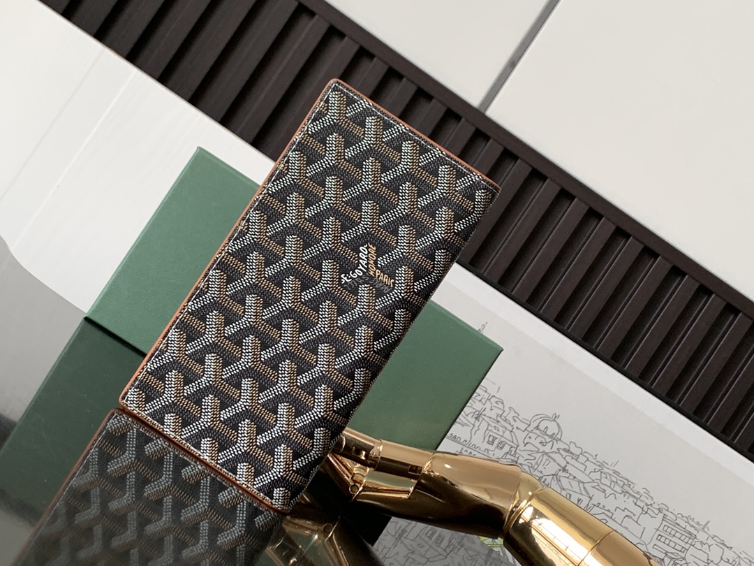 最高級ゴヤールスーパーコピー ゴヤール財布コピー リシュリュー ウォレット ブラウン ブラック RICHE2PMLTY01CL03P レザー - 画像 (7)