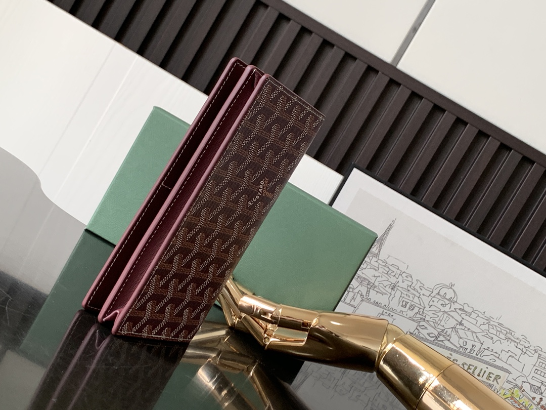 最高級ゴヤールスーパーコピー ゴヤール財布コピー リシュリュー ウォレット バーガンディ RICHE2PMLTY33CL33P レザー - 画像 (6)