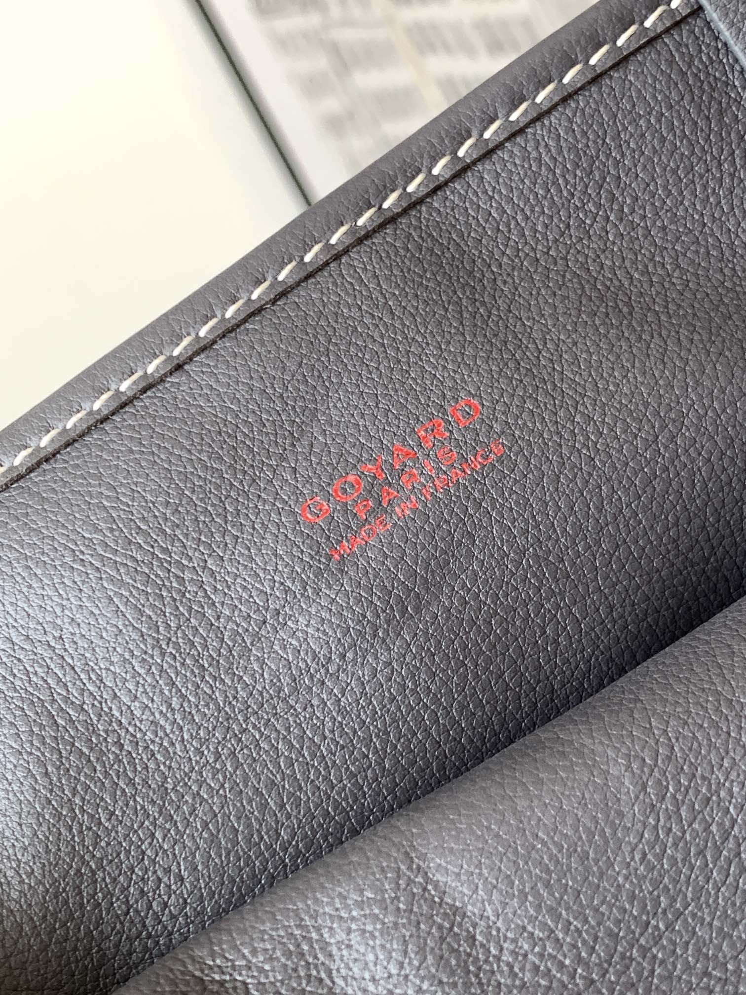 最高級ゴヤールスーパーコピー ゴヤールトートバッグコピー アンジュミニポーチ グレー ANJOUSMINCG51TY51P レザー シルバー金具 - 画像 (2)