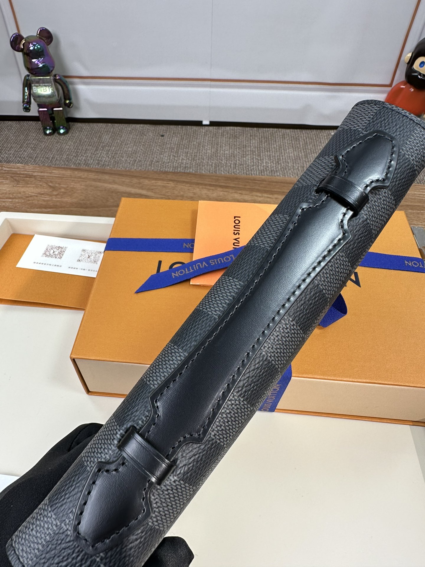 最高級ルイヴィトンスーパーコピー ルイヴィトン財布コピー ジッピーXL ブラック N41503 ダミエ・グラフィット キャンバス シルバー金具 - 画像 (8)