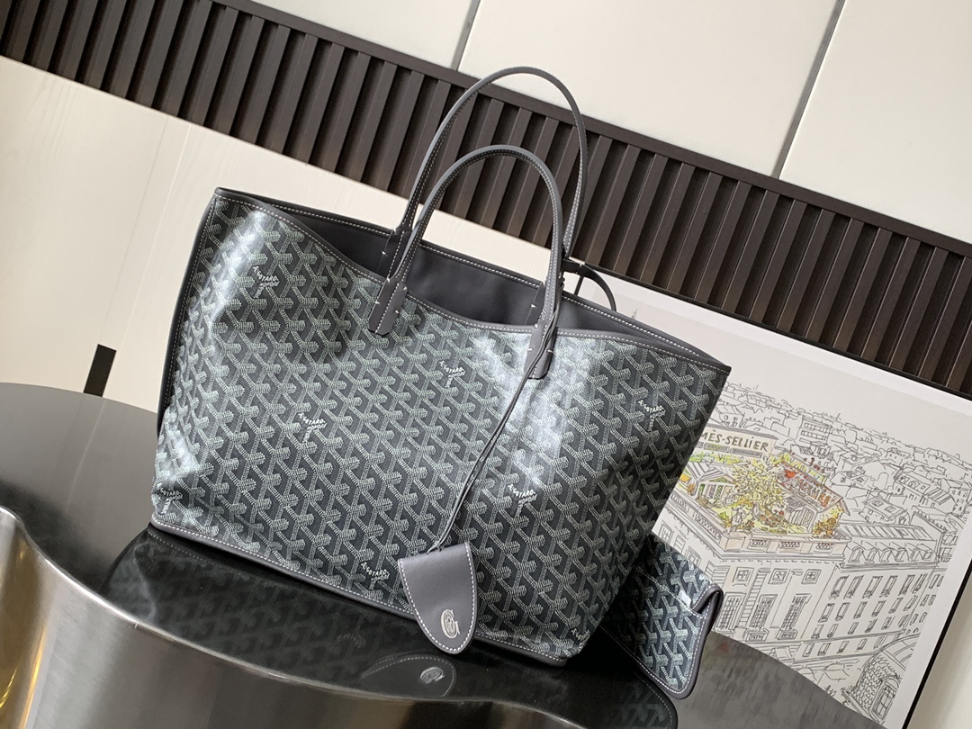 最高級ゴヤールスーパーコピー ゴヤールトートバッグコピー アルトワPM バッグ グレー ARTOISPMLTY51TY51P レザー シルバー金具 - 画像 (8)