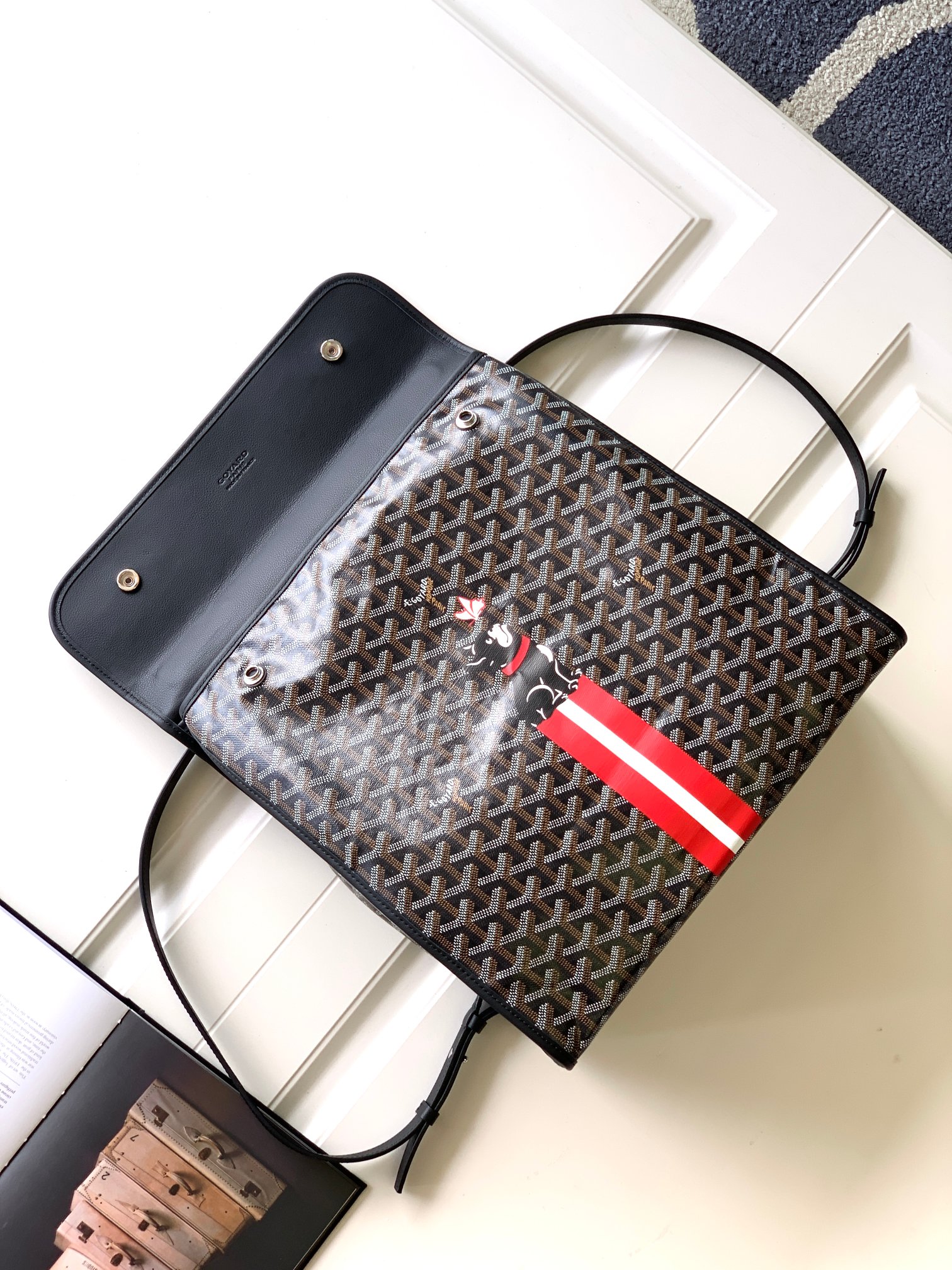最高級ゴヤールスーパーコピー ゴヤールリュックコピー サン=レジェ・バックパック ブラック STLEGEMMLTY01CL01P レザー シルバー金具 GOYARDbag053 - 画像 (6)
