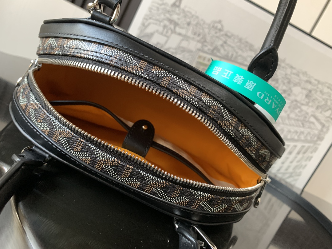 最高級ゴヤールスーパーコピー ゴヤールクロスボディバッグコピー アンティーク ブラック VENDO2MINTY01CL01P レザー シルバー金具 - 画像 (3)