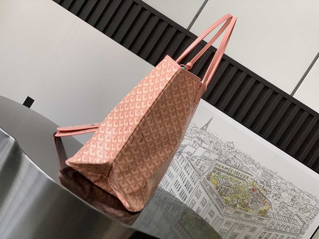 最高級ゴヤールスーパーコピー ゴヤールトートバッグコピー サン・ルイGM バッグ Coral STLOUIGMLTY20CL20P レザー シルバー金具 - 画像 (9)