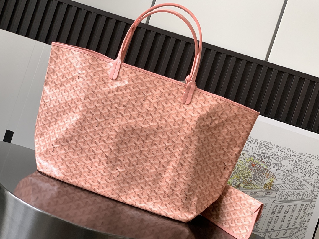 最高級ゴヤールスーパーコピー ゴヤールトートバッグコピー サン・ルイGM バッグ Coral STLOUIGMLTY20CL20P レザー シルバー金具 - 画像 (8)