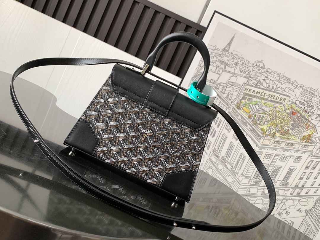 最高級ゴヤールスーパーコピー ゴヤールハンドバッグコピー サイゴン ミニ ストラクチャードバッグ スカイブルー SAIGOBMINTY10CL10P レザー シルバー金具 - 画像 (8)
