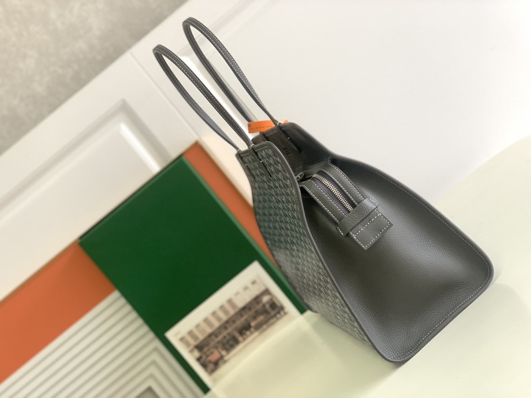 最高級ゴヤールスーパーコピー ゴヤールトートバッグコピー アーディPM バッグ グレー HARDY2PMLTY51CG51P レザー シルバー金具 - 画像 (9)