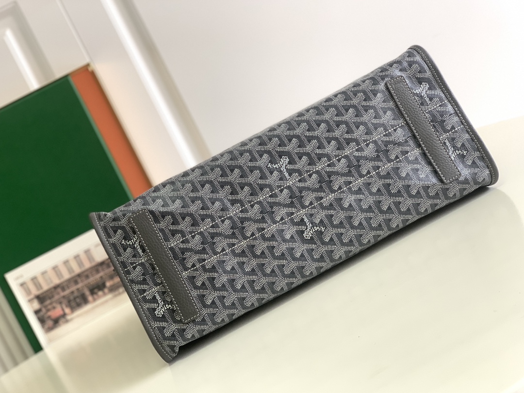 最高級ゴヤールスーパーコピー ゴヤールトートバッグコピー アーディPM バッグ グレー HARDY2PMLTY51CG51P レザー シルバー金具 - 画像 (7)
