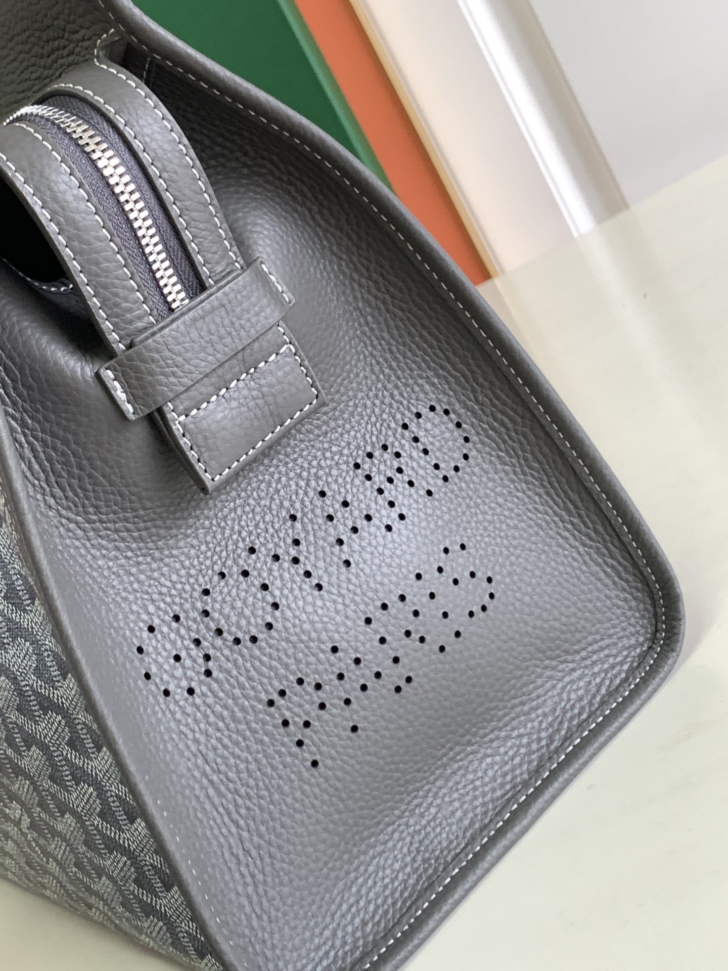最高級ゴヤールスーパーコピー ゴヤールトートバッグコピー アーディPM バッグ グレー HARDY2PMLTY51CG51P レザー シルバー金具 - 画像 (4)
