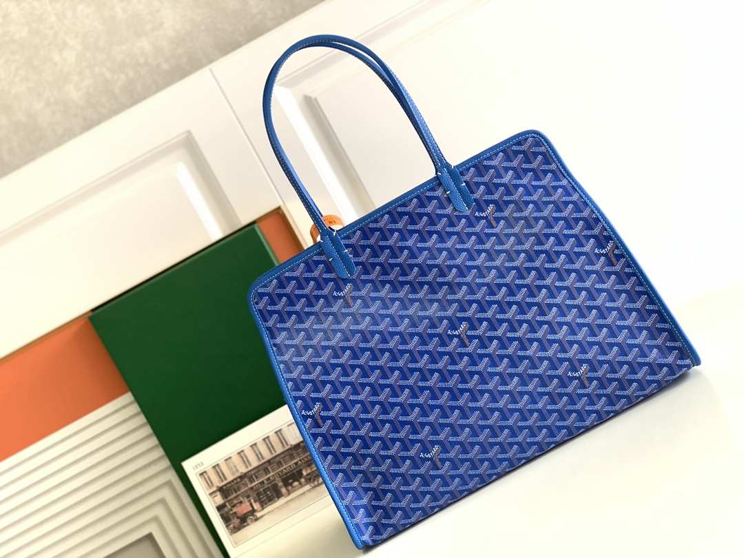 最高級ゴヤールスーパーコピー ゴヤールトートバッグコピー アーディPM バッグ スカイブルー HARDY2PMLTY10CG10P レザー シルバー金具 - 画像 (8)