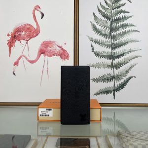 最高級ルイヴィトンスーパーコピー ルイヴィトン財布コピー ポルトフォイユ・ブラザ NM ブラック M69980 グレインレザー ブラック金具