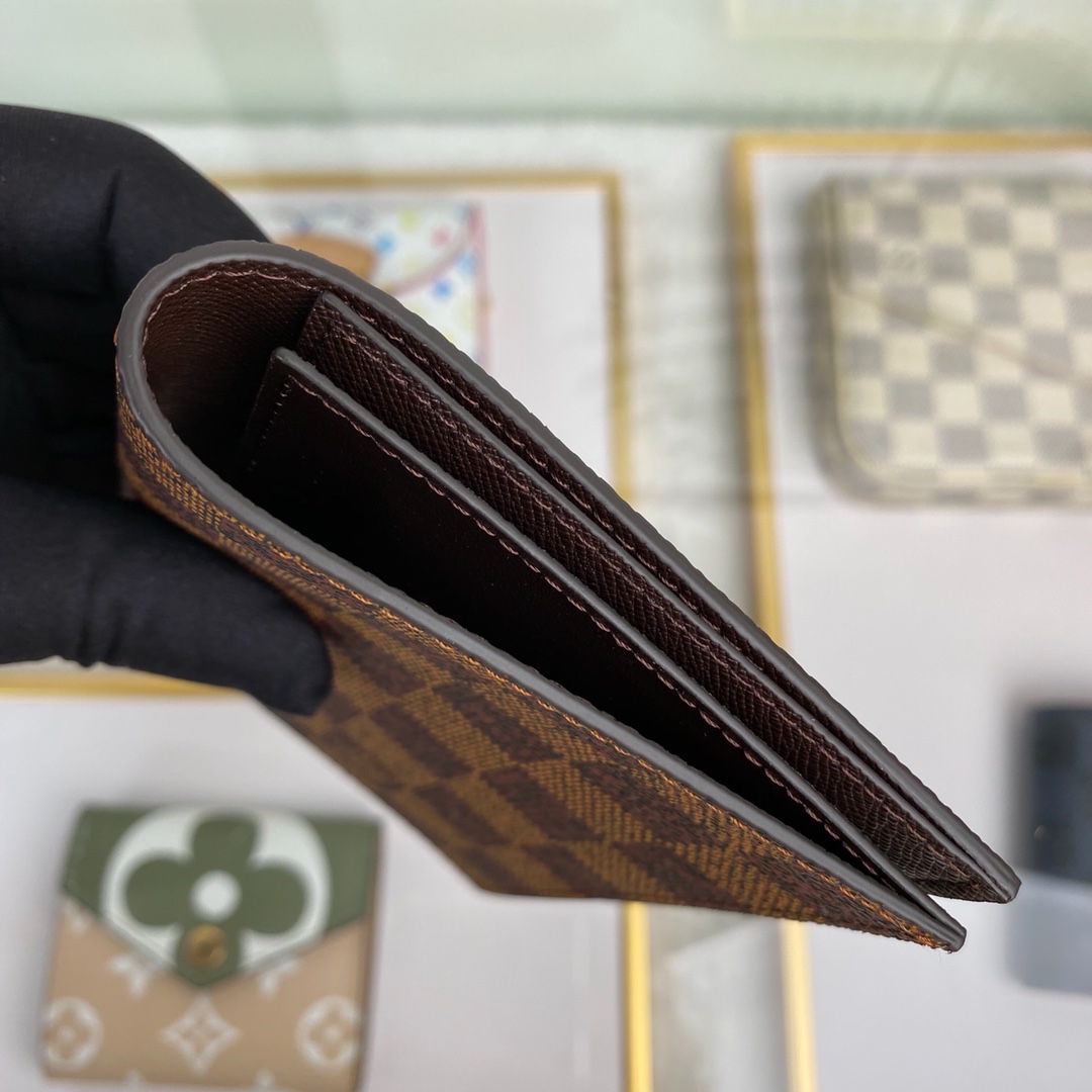 最高級ルイヴィトンスーパーコピー ルイヴィトン財布コピー パスポートカバー クーヴェルテュール・パスポール NM ダミエ N64412 ダミエ・エベヌ キャンバス - 画像 (3)