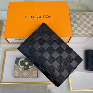最高級ルイヴィトンスーパーコピー ルイヴィトン財布コピー パスポートカバー クーヴェルテュール・パスポール NM ブラック N64411 ダミエ・アンフィニ