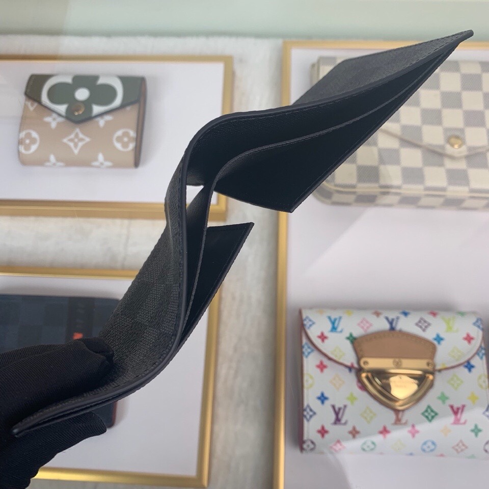 最高級ルイヴィトンスーパーコピー ルイヴィトン財布コピー ポルトフォイユ・スレンダー ブラック N63261 グレインカーフレザー - 画像 (3)