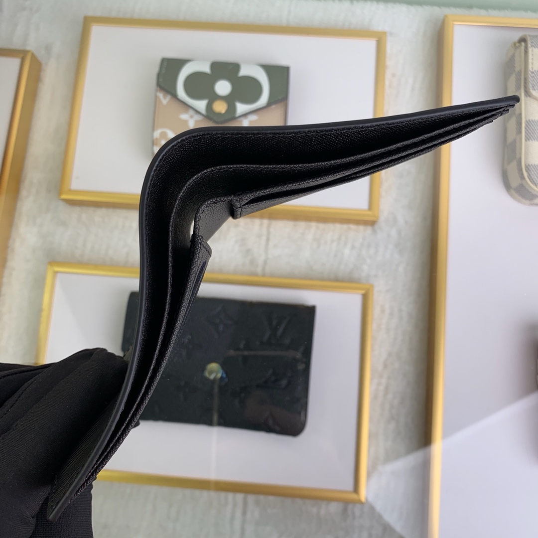 最高級ルイヴィトンスーパーコピー ルイヴィトン財布コピー ポルトフォイユ・ミュルティプル ブラック M60662 エピ - 画像 (4)