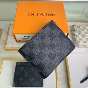 最高級ルイヴィトンスーパーコピー ルイヴィトン財布コピー ポルトフォイユ・ミュルティプル ブラック N62663 ダミエ・グラフィット キャンバス