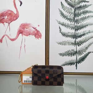 最高級ルイヴィトンスーパーコピー ルイヴィトンカードケースコピー カードケース ポルト カルト・レクト ヴェルソ コクリコ(レッド) N60406 ダミエ・エベヌ キャンバス ゴールド金具