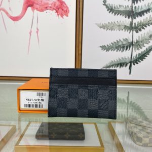 最高級ルイヴィトンスーパーコピー ルイヴィトンカードケースコピー カードケース ポルト・カルト・ダブル ブラック M62170 ダミエ・グラフィット キャンバス