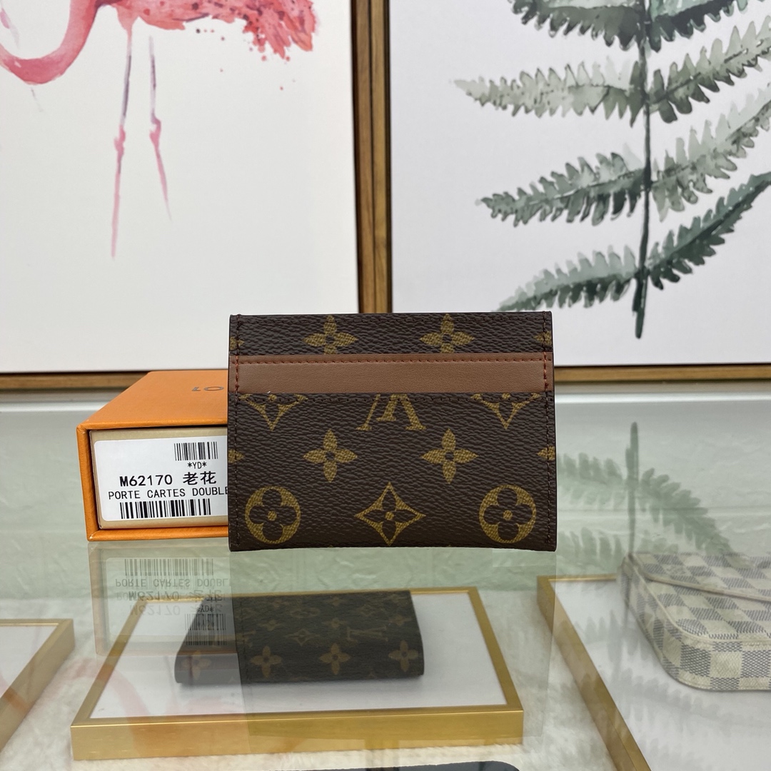 最高級ルイヴィトンスーパーコピー ルイヴィトンカードケースコピー カードケース ポルト・カルト・ダブル ダークブラウン M62170 モノグラム・キャンバス - 画像 (9)