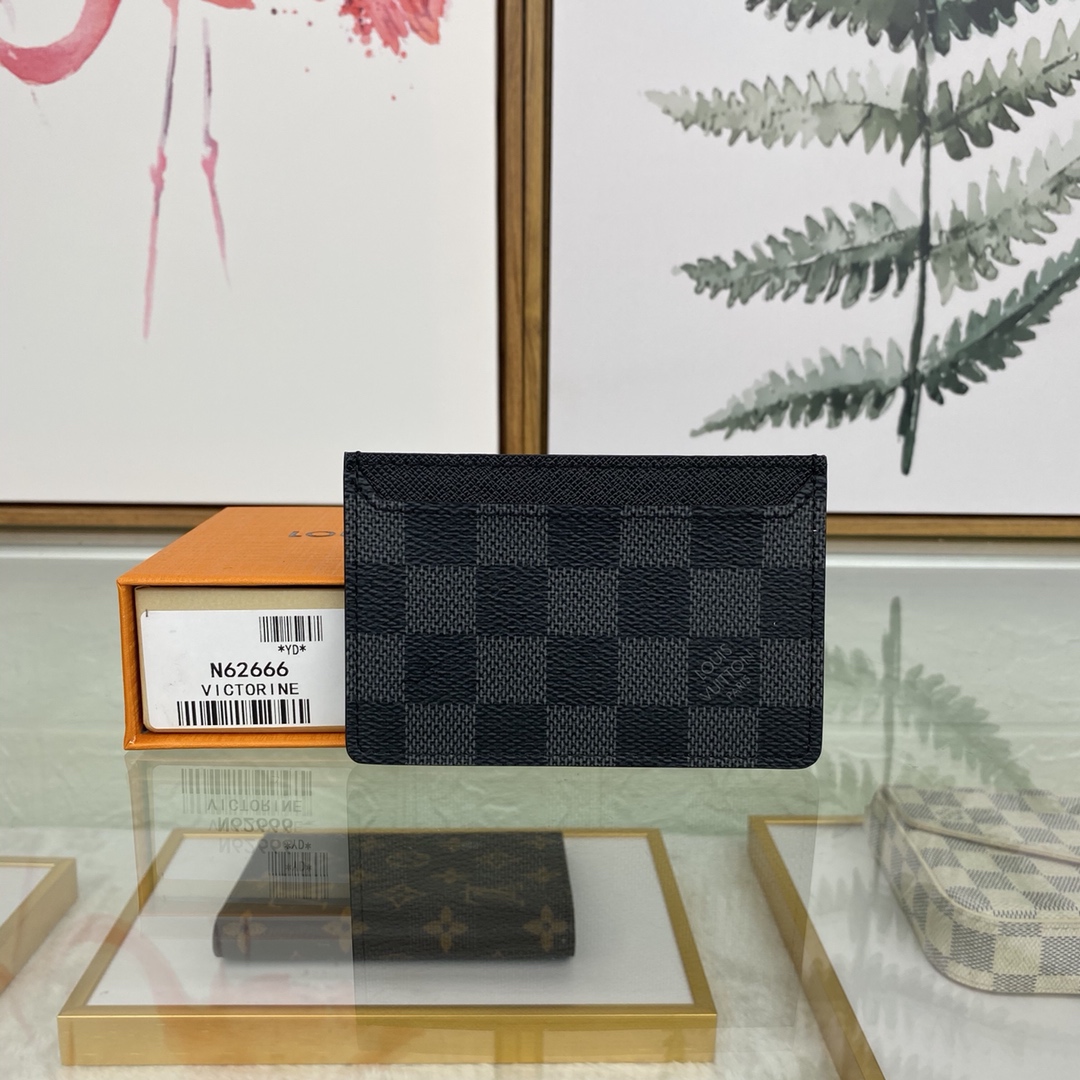 最高級ルイヴィトンスーパーコピー ルイヴィトンカードケースコピー カードケース ネオ・ポルト カルト ブラック N62666 ダミエ・グラフィット キャンバス - 画像 (9)