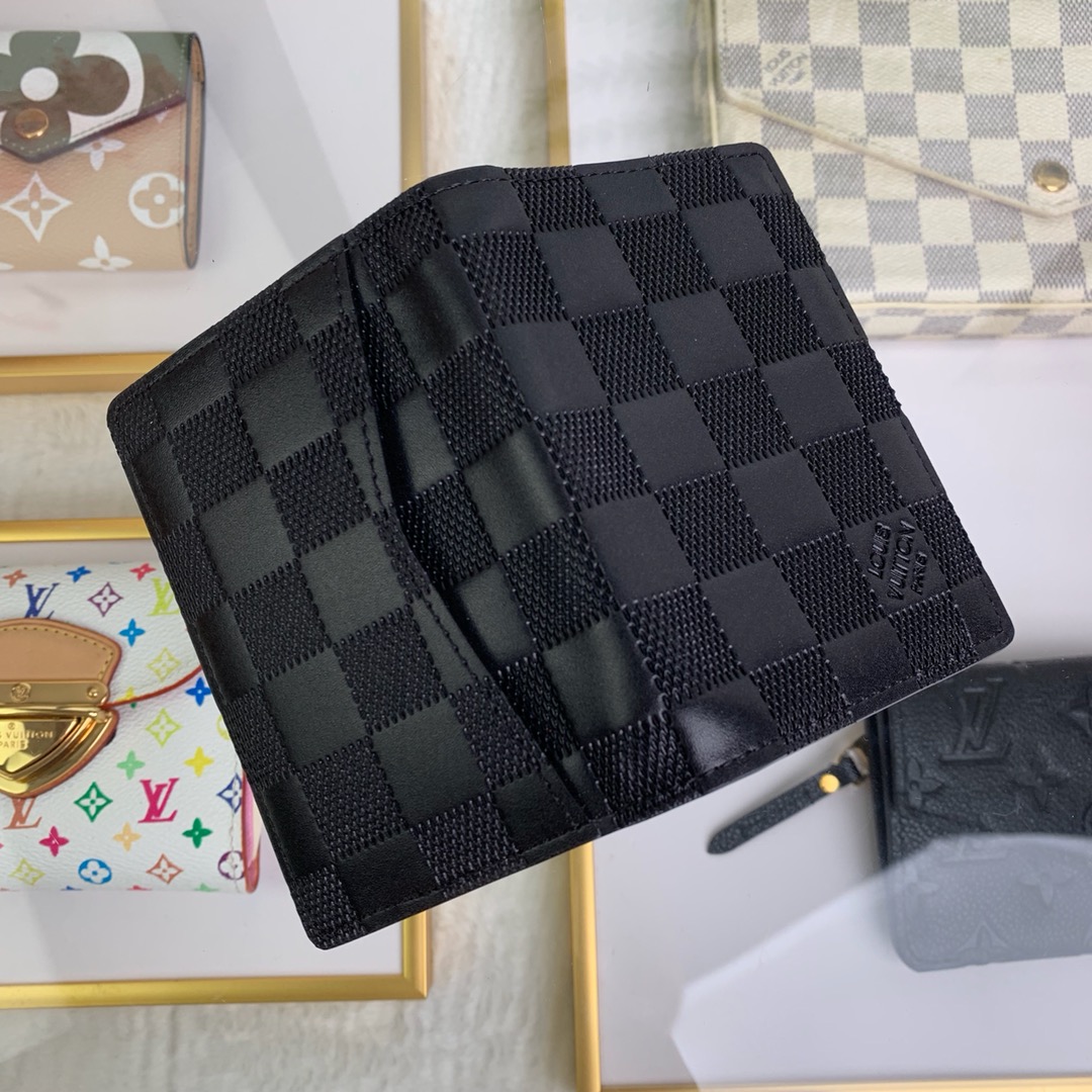 最高級ルイヴィトンスーパーコピー ルイヴィトンカードケースコピー カードケース オーガナイザー・ドゥ ポッシュ ブラック N63197 ダミエ・アンフィニ レザー - 画像 (5)