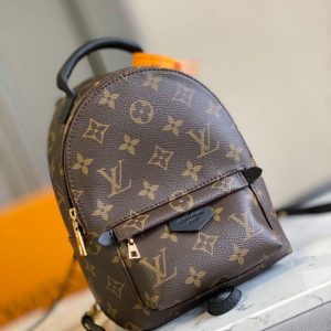 最高級ルイヴィトンスーパーコピー ルイヴィトンバッグコピー パームスプリングス バックパック MINI ダークブラウン M44873 モノグラム・キャンバス ゴールド金具