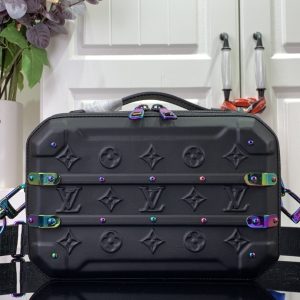 最高級ルイヴィトンスーパーコピー ルイヴィトンバッグコピー クラッチ・ボックス ノワール m21935 モノグラム・キャンバス ブラック金具