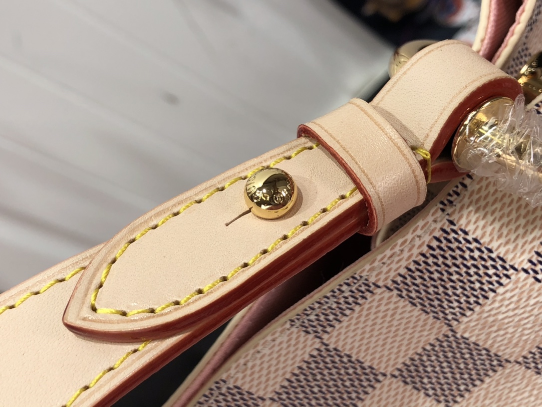 最高級ルイヴィトンスーパーコピー ルイヴィトンバッグコピー GRACEFUL ローズバレリーヌ(ピンク) M42233 ダミエ・アズール キャンバス ゴールド金具 - 画像 (4)
