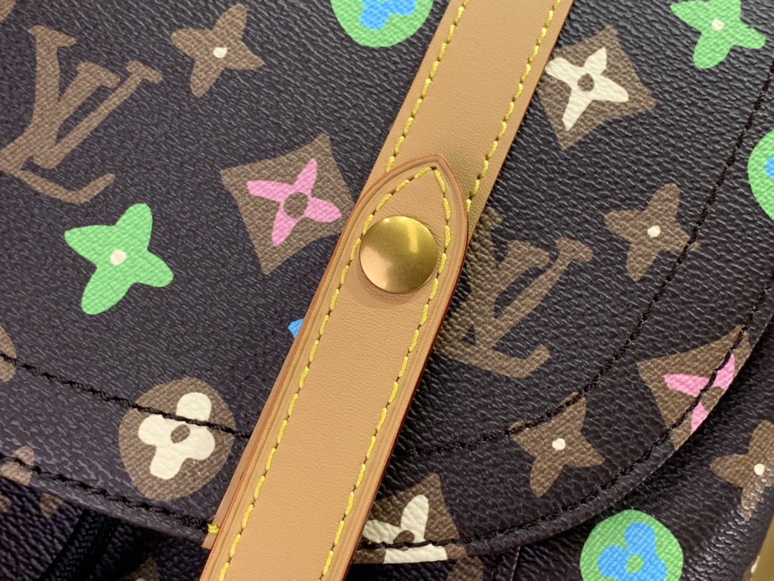 最高級ルイヴィトンスーパーコピー ルイヴィトンバッグコピー クリストファー MM チョコレート M25240 モノグラム・クラギー キャンバス ゴールド金具 - 画像 (6)