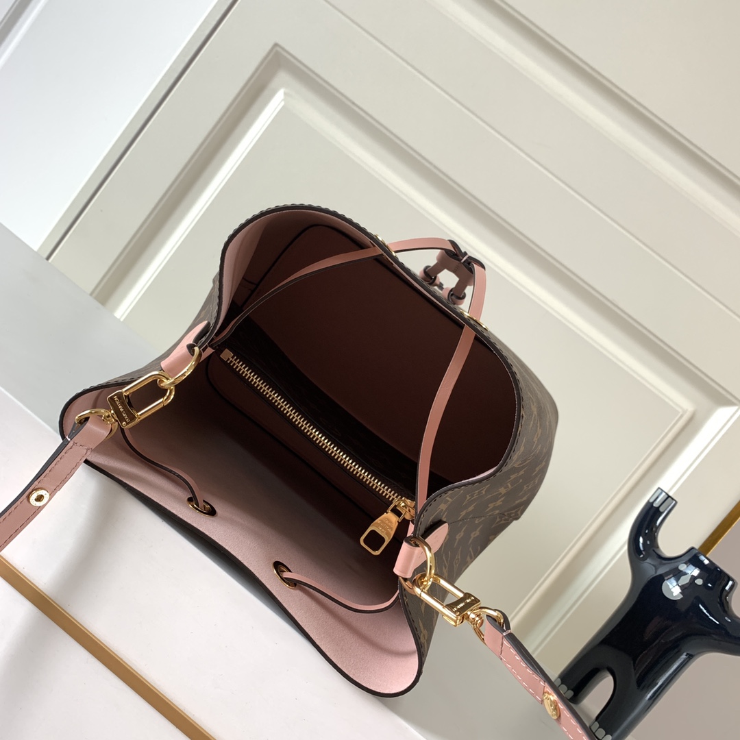 最高級ルイヴィトンスーパーコピー ルイヴィトン モノグラムバッグ コピー ネオノエ ローズプードル M44022 モノグラム・キャンバス ゴールド金具 - 画像 (3)