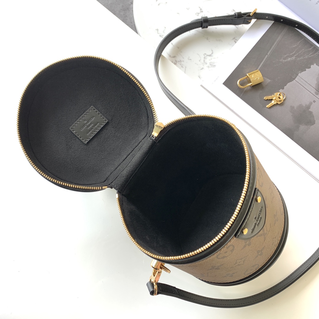 最高級ルイヴィトンスーパーコピー ルイヴィトン ハンドバッグ コピー カンヌ ブラウン M43986 モノグラム・キャンバス ゴールド金具 - 画像 (3)