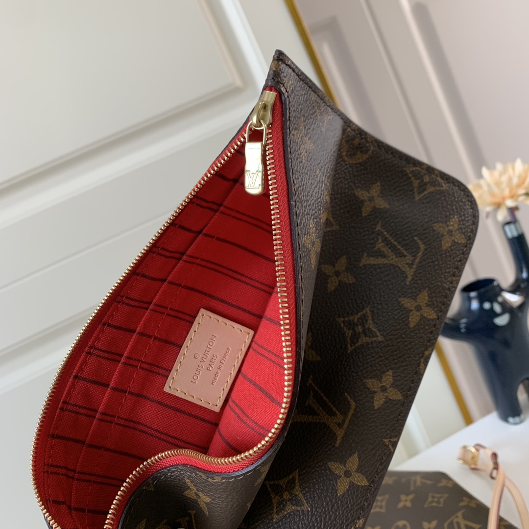 最高級ルイヴィトンスーパーコピー ルイヴィトン モノグラムバッグ コピー ネヴァーフル MM スリーズ M41177 モノグラム・キャンバス ゴールド金具 - 画像 (2)