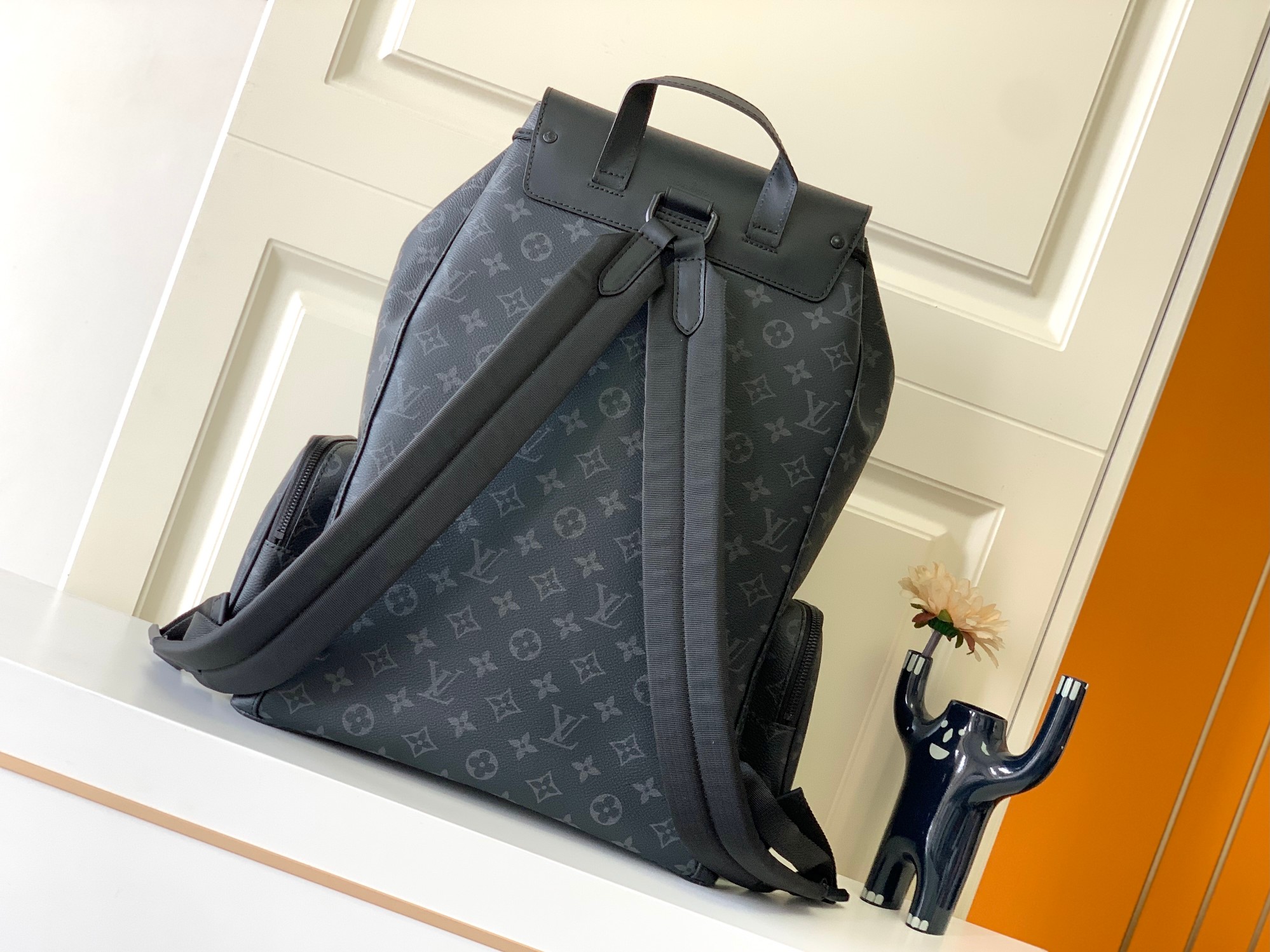 最高級ルイヴィトンスーパーコピー ルイヴィトン リュック コピー エクリプス トリオ バックパック ブラック M45538 モノグラム・キャンバス ブラック金具 - 画像 (8)