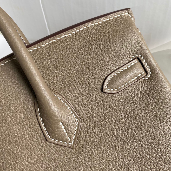 最高級HERMESスーパーコピー エルメスバーキン25コピー バーキン25 エトゥープ トゴ シルバー金具 新品 2024W1002 - 画像 (7)
