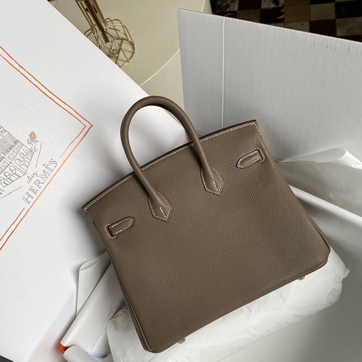 最高級HERMESスーパーコピー エルメスバーキン25コピー バーキン25 エトゥープ トゴ シルバー金具 新品 2024W1002 - 画像 (6)