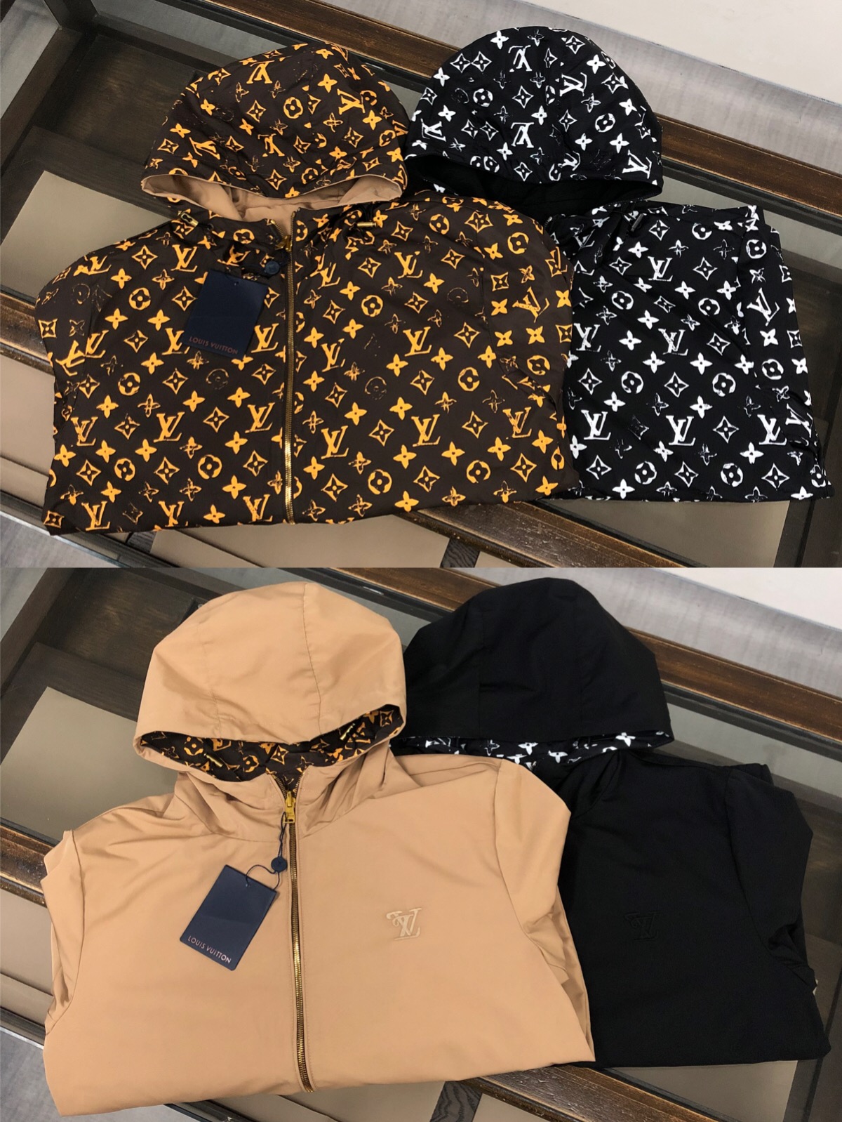 最高級ルイヴィトンスーパーコピー服 ルイヴィトンジャケットコピー オールオーバーVuittonスノーダウンジャケット ポリエステル 100% 202405013 ブラック - 画像 (8)