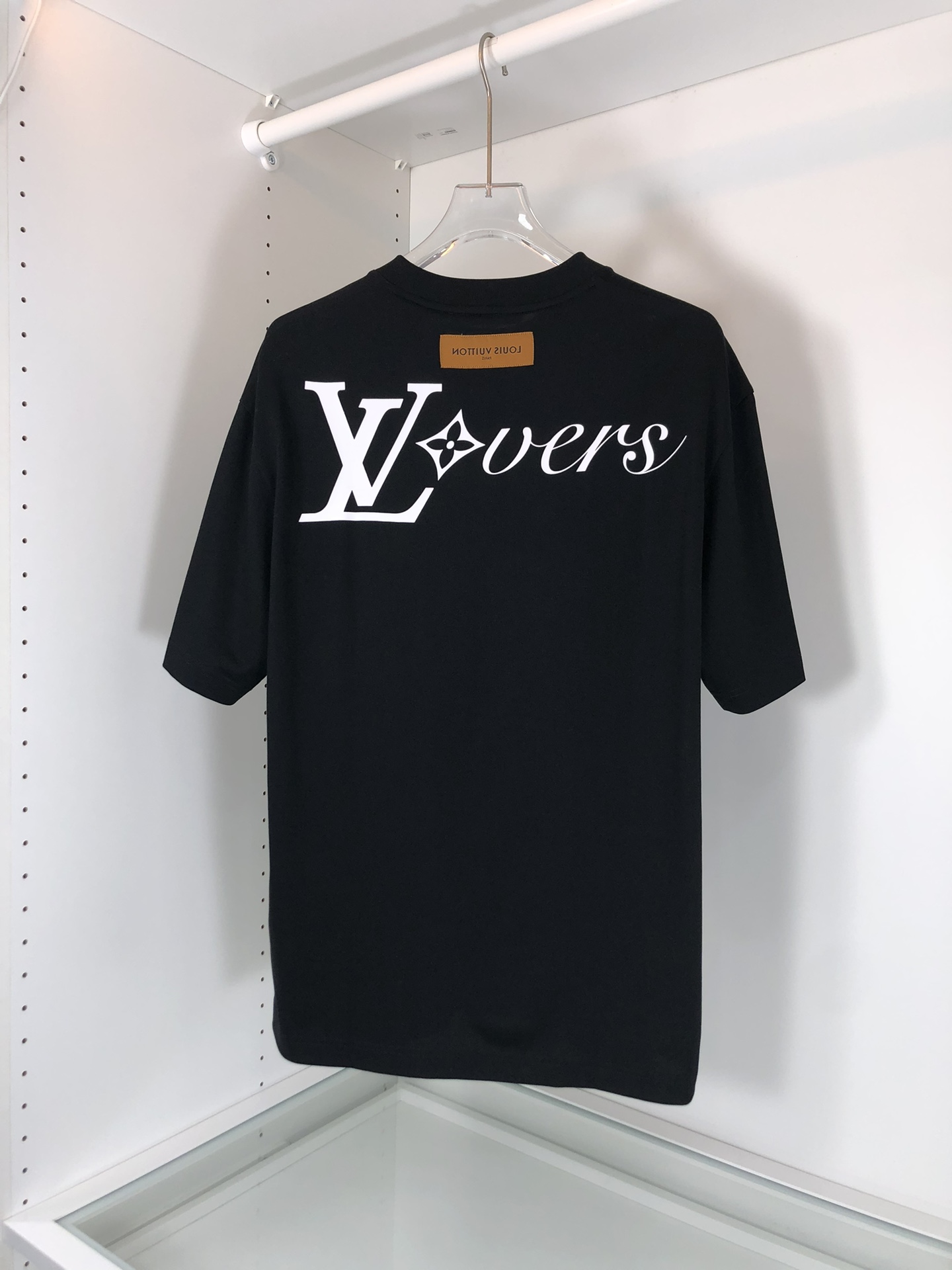 最高級ルイヴィトンスーパーコピー服 ルイヴィトンTシャツコピー チェーンディテールTシャツ ブラック 202405017 コットン 100% - 画像 (9)