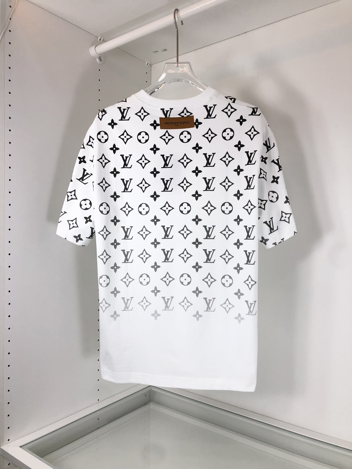 最高級ルイヴィトンスーパーコピー服 ルイヴィトンTシャツコピー グラディエントコットンTシャツ ホワイト 202405020 コットン 100% - 画像 (9)