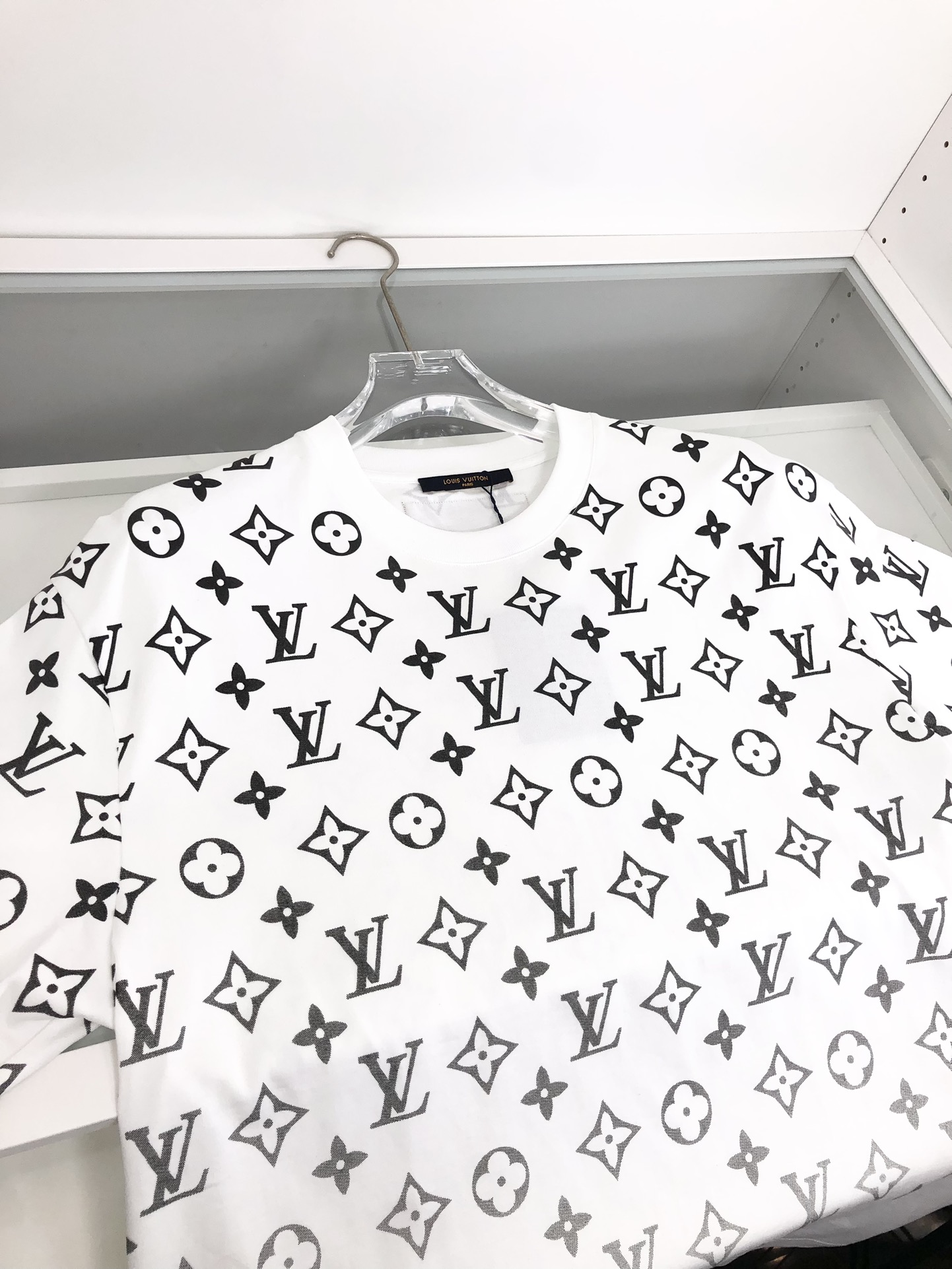 最高級ルイヴィトンスーパーコピー服 ルイヴィトンTシャツコピー グラディエントコットンTシャツ ホワイト 202405020 コットン 100% - 画像 (8)